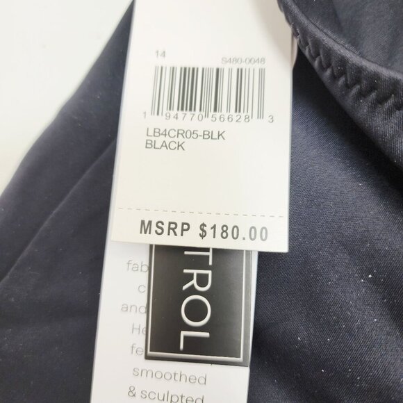 La Blanca Womens Black One-Piece Swimsuit With Adjustable Straps  Size 14 - Picture 2 of 7